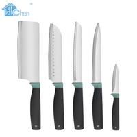 TPR Handle Kitchen Knife Set