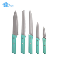 Two Rivet Handle Kitchen Knife Set